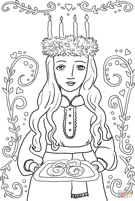 lucia coloring pages