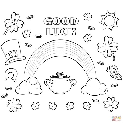 luck coloring pages