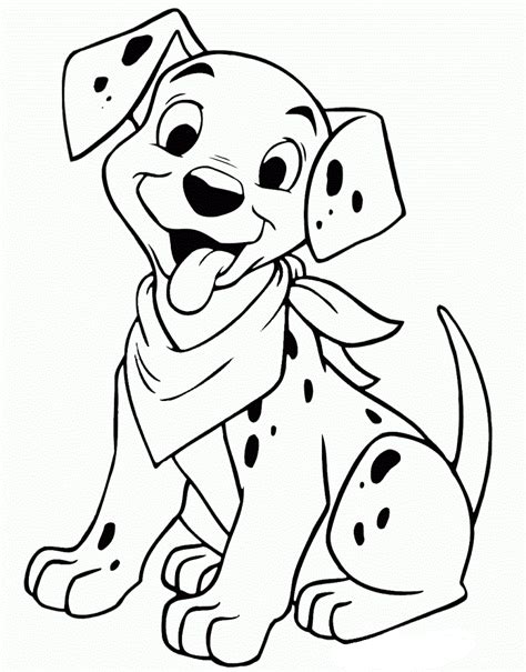 lucky 101 dalmatians coloring pages
