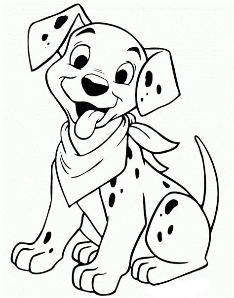 lucky 101 dalmatians coloring pages