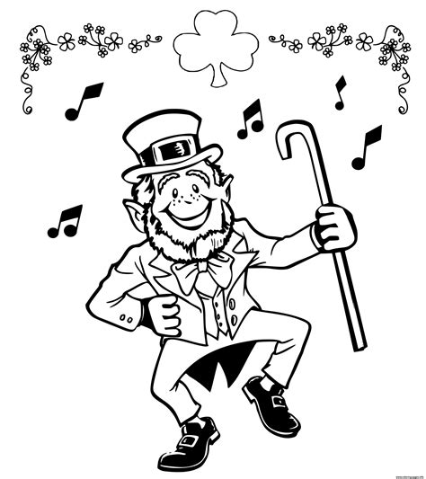 lucky charms leprechaun coloring pages