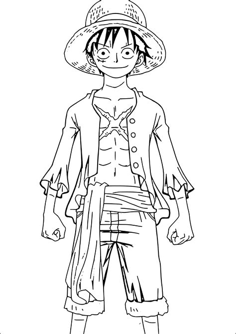 luffy coloring pages
