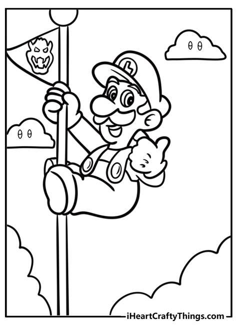 luigi coloring pages