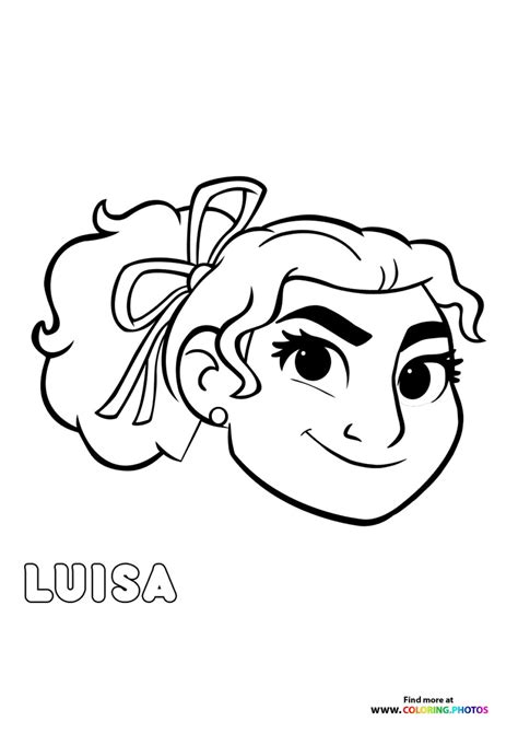 luisa coloring pages