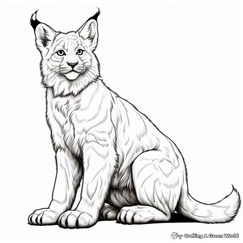 lynx coloring pages