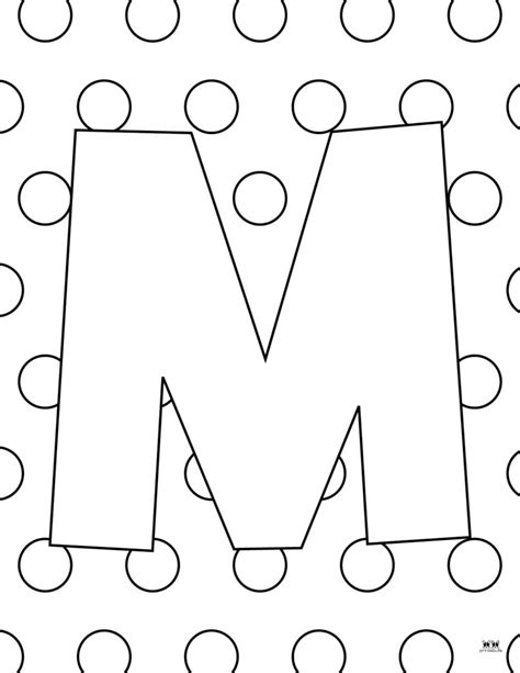 m coloring pages