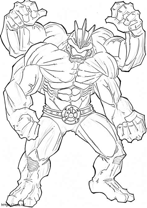 machamp coloring pages