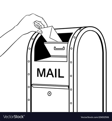 mail coloring pages
