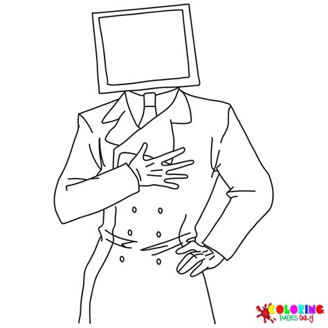 man coloring page