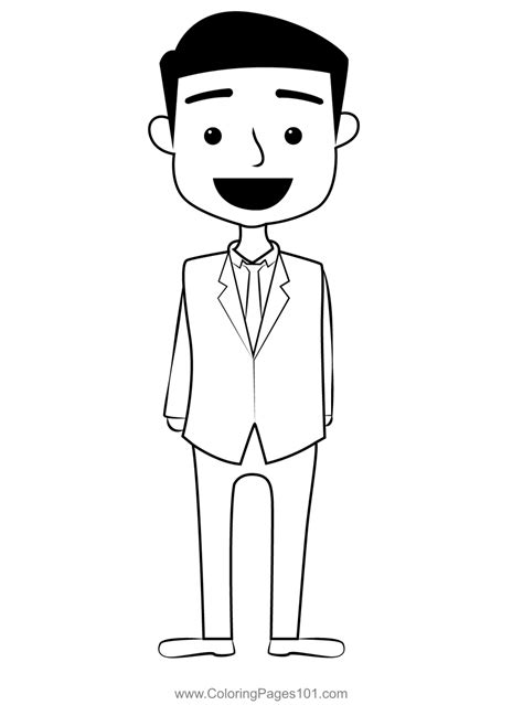 man coloring pages