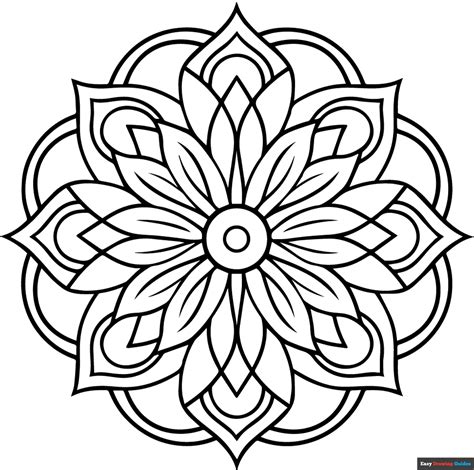 mandala art for colouring