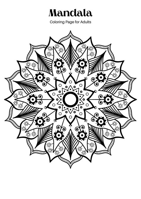 mandala art worksheets