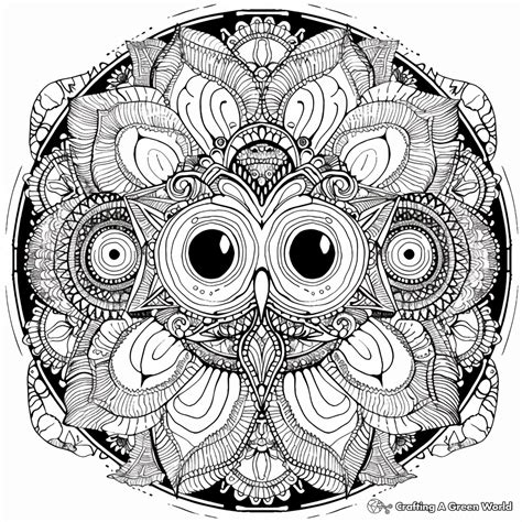 mandala coloring pages hard