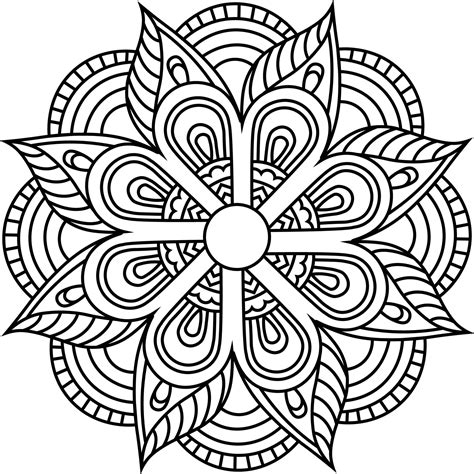 mandala coloring sheets