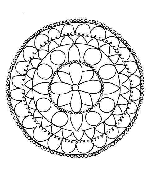 mandala design coloring pages