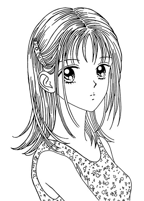 manga coloring pages