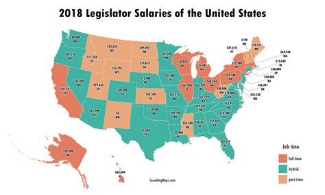 map with salary