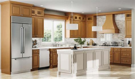 maple color cabinets