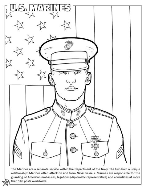 marines coloring pages