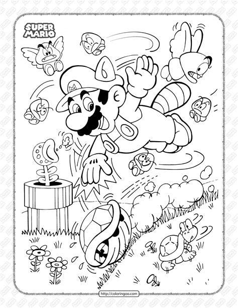 mario bros coloring book