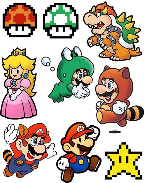 mario brothers printable pictures