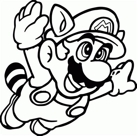 mario coloring pages online free