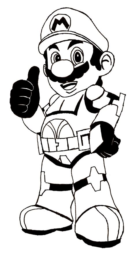 mario coloring printables