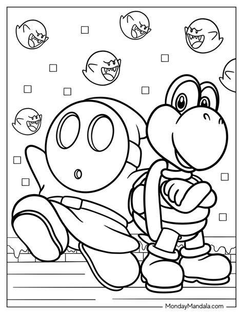 mario koopa coloring pages