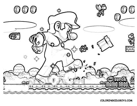 mario maker 2 coloring pages
