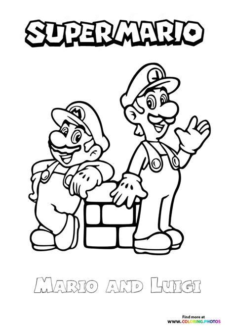 mario pictures for coloring