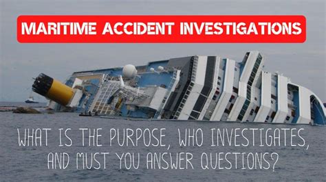 maritime accident evidence