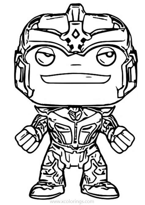 marvel funko pop coloring pages