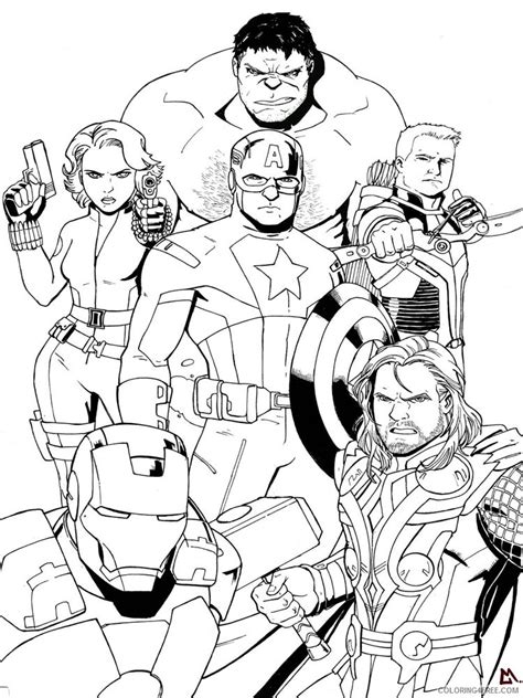 marvel superheroes printable coloring pages