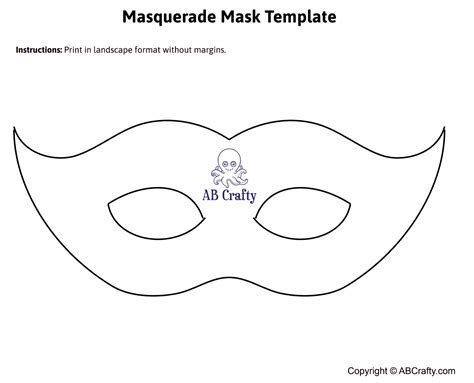 Mask Template Masquerade