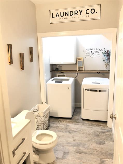 master bath with laundry