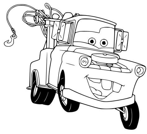 mater coloring pages