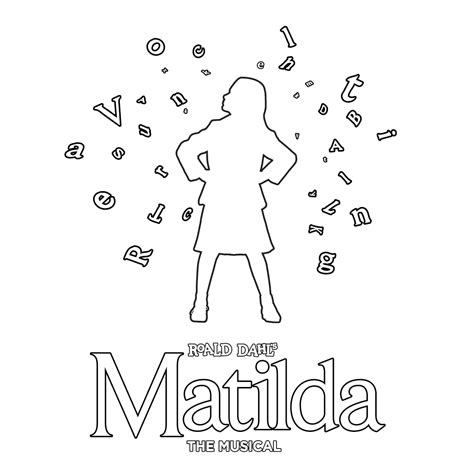 matilda coloring pages