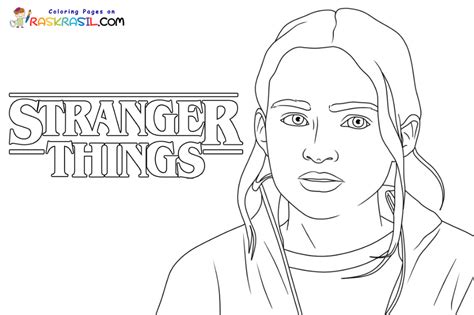 max from stranger things coloring pages