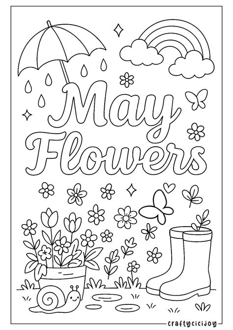may coloring sheets printable
