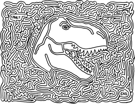 mazes coloring pages