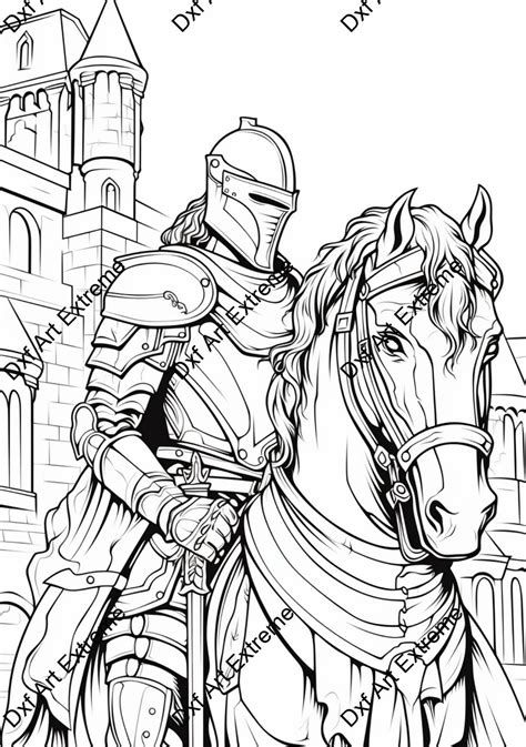 medieval coloring pages pdf