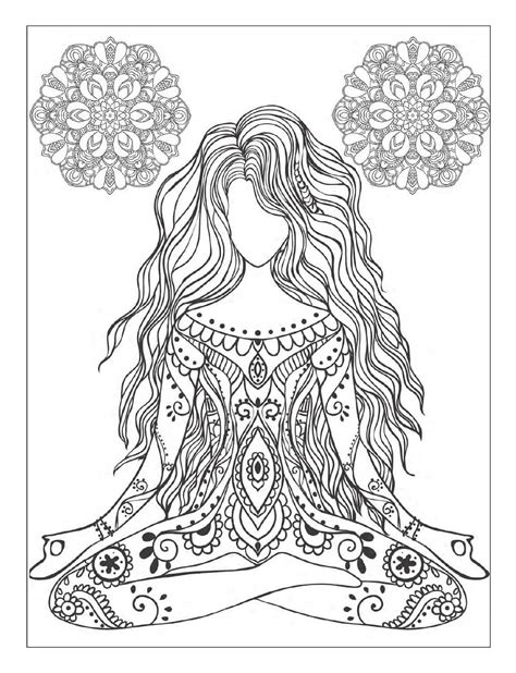 meditative coloring pages printable