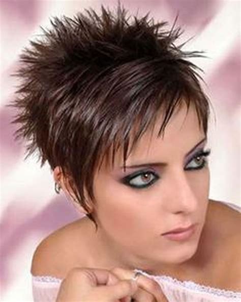 medium spiky haircuts for over 60