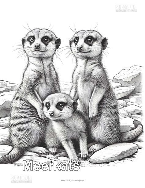 meerkat colouring