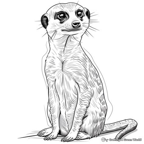 meerkat pictures to colour