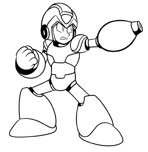 mega man coloring pages