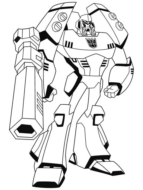 megatron coloring pages