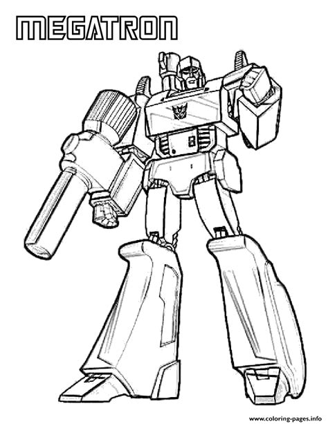 megatron transformers coloring pages