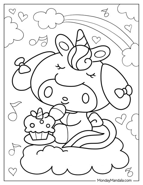 melody coloring pages