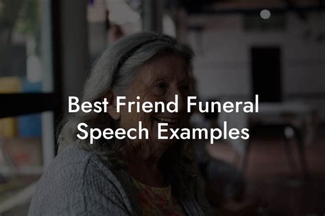 memorial service funeral speech for a friend